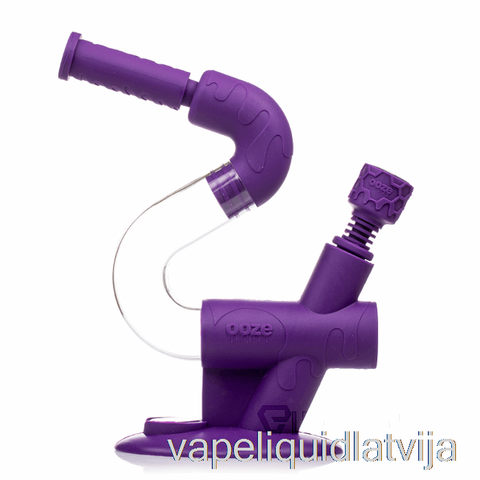 Ooze Swerve Silikona ūdens Caurule Ultra Purple (violeta) Vape šķidrums